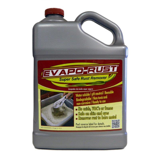 EVAPO-RUSTâ„¢ Rust Remover, One Gallon Bottle, Case of 4
