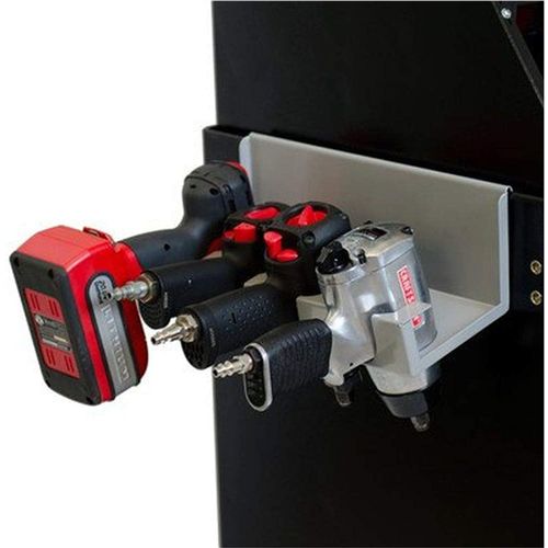 Extreme Tools Adjustable Hanging Power Tool Rack, Silver