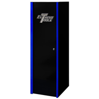 DX Series 19 in. x 21 in. Deep Side Locker w/ 4-Shelves, Black w/ Blue Handle