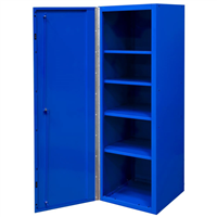 Extreme Tools Dx192100Slblbk Dx 19 X 21 Locker W/4 Shelves Blue W/Black Handle