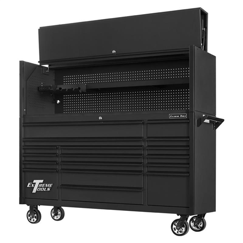 Extreme Tools Dx7218Hrmk Dx 72 Hutch & 17 Draw Roller Cabinet Combo Matte