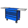 41" 6 Drawer Slide Top Tool Cart, Blue - Tool Drawers