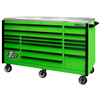 Extreme Tools Ex7201Hcqgnbk 72"Wx30"D Workstation Hutch Green, Black Handle