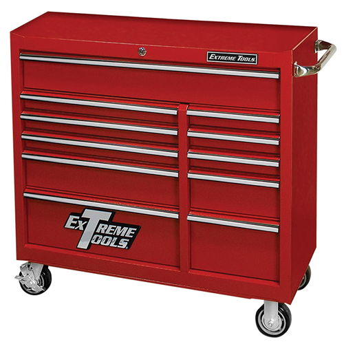 41" Deluxe 11-Drawer 24" Deep Roller Cabinet - Tool Storage