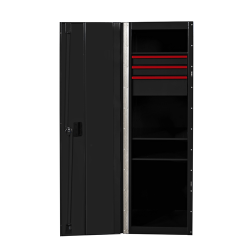 Extreme Tools 19 in. 3-Drawer and 2-Shelf Side Locker