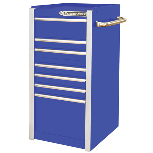 Extreme Tools 19" 7-Drawer Side Box, Blue - Tool Drawers