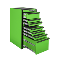 Extreme Tools 7-Drawer Box Green with Black Trim