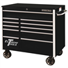 Extreme Tools 41" 11-Drawer Roller Cabinet, Black