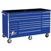 72" 19-Drawer Roller Cabinet, Blue - Tool Storage