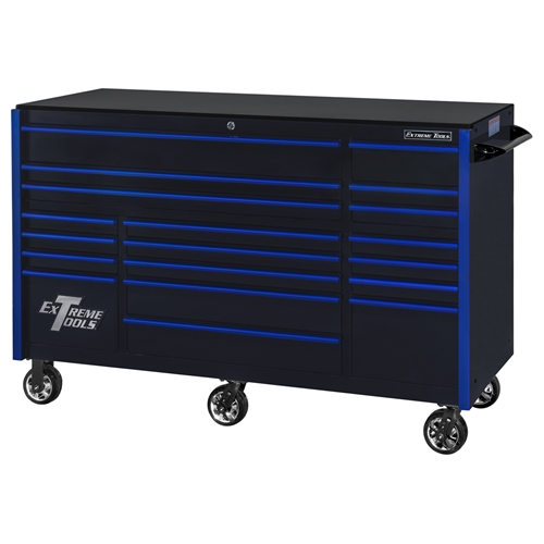 Tpl Bank Roller Black, Blue-Drawer - Tool Storage