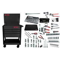 Ktool Displays & Kits Ezgautokit-Blk Automotive Bundle Kit Black Cart