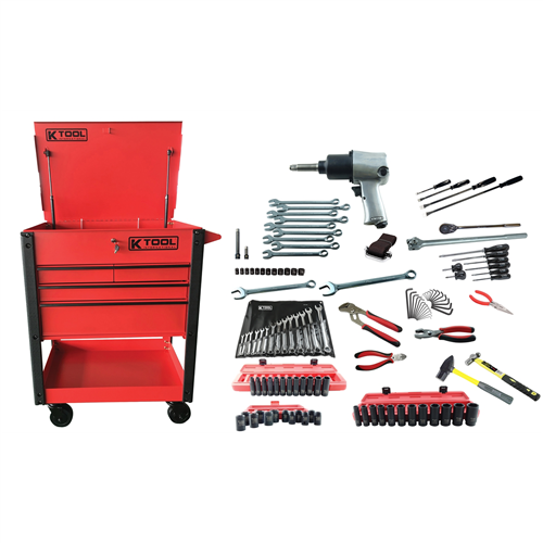 Ktool Displays & Kits Dieselkit-Red Diesel Kit Red Cart Kti75146A