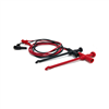 XEL Insulation Piercing Hooks to Right Angle Insulated Banana Plug, 48" Test Lead Set