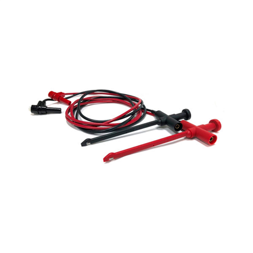 XEL Insulation Piercing Hooks to Right Angle Insulated Banana Plug, 48" Test Lead Set