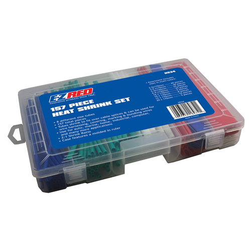 E-Z Red Hs34 Heat Shrink 157-Piece Set