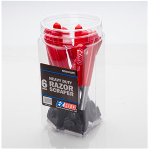 E-Z Red Ms60010pck Scraper 6 In Pack Of 10