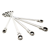 5-Piece XXL Flexible, Metric Nonreversible Ratcheting Wrench Set