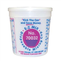 Disposable 1 Quart Mixing Cups - 100