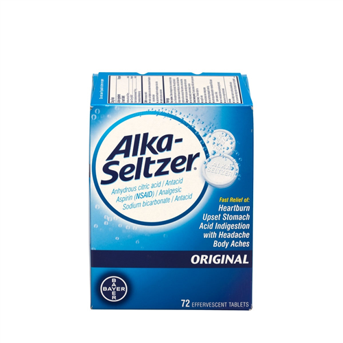 First Aid Only 12406-001 Alka-Seltzer 36X2/Box