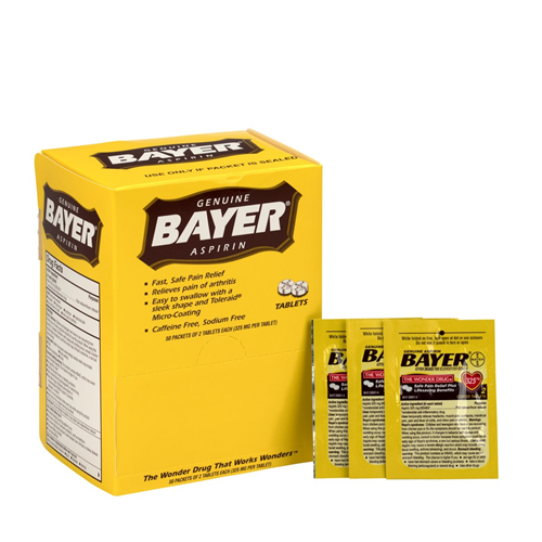 First Aid Only 12408 Bayer Aspirin 50X2/Box