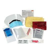 First Aid Only 214-P</Br>Bbp Spill Clean Up Kit Single Use Tray