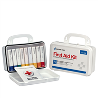 First Aid Only 238-An 10 Unit First Aid Kit Plastic Case