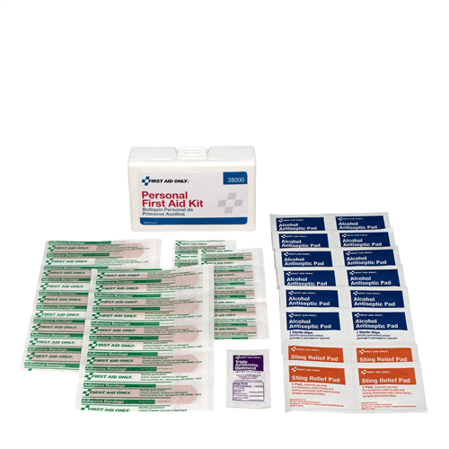 First Aid Only 38000-002 Personal First Aid Kit 38 Piece Plastic Case