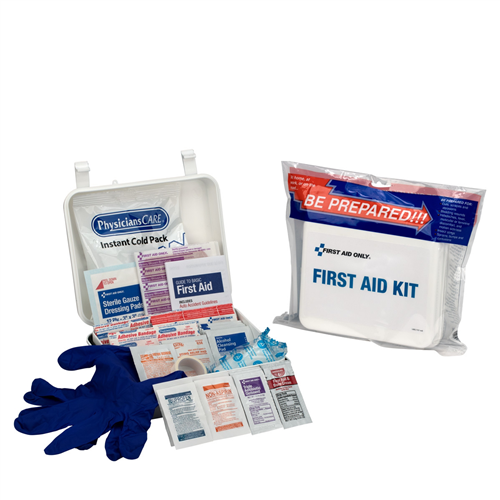 First Aid Only 7107 Travel First Aid Kit 68 Piece Plastic Case