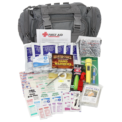 First Aid Only 90430-001 Emergency Prep 1 Person Black Fabric Bag