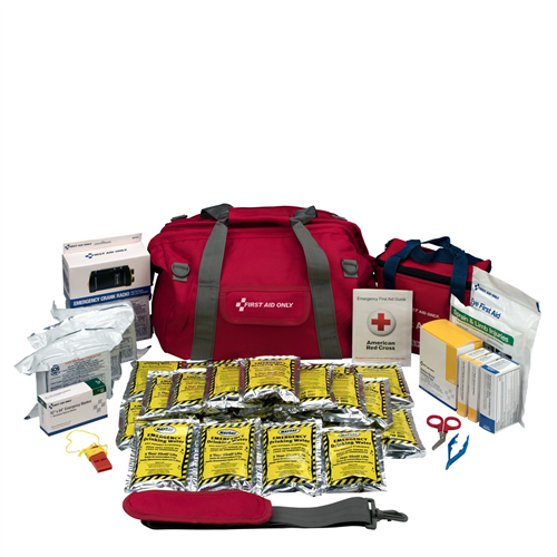 First Aid Only 90489 Emergency Prep 24 Person Large Fabric Bag