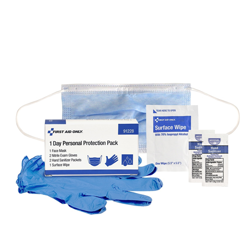 First Aid Only 91228 1-Day Personal Protection Kit