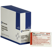 First Aid Only G310-002</Br>Pvp Iodine Wipes 50/Box