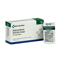 First Aid Only G486 Hydrocortisone Cream 25/Box