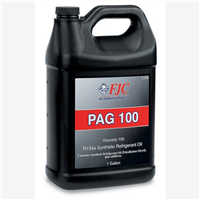 PAG Oil, Refrigerant Oil, Viscosity 100, Synthetic, for R134a Only, Gallon Bottle