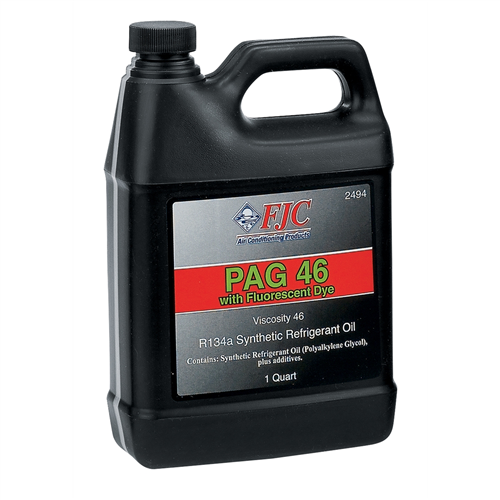 PAG 46 Oil with Fluorescent Leak Detection Dye, Quart