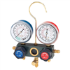 Dual Manifold Gauge Set with Manual Service Couplers