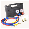 R134a Aluminum Block Manifold Gauge Set with Quick Couplers