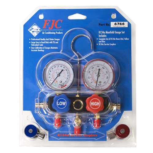 R134a Aluminum Block Manifold Gauge Set