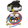 Vacuum Pump and R134a Manifold Gauge Set