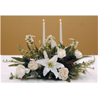 Lee James Floral Flocndl Floral With Candles