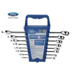 Ford ToolsÂ® Fractional SAE Combination Wrench 8-Piece Set