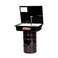 CleanMaster Drum Mounted Parts Washer With Drawn Sink, 16 Gallon