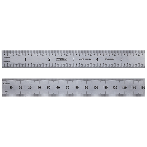 Fowler 52-361-024 Steel Ruler