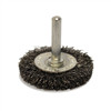 Circular Wire Wheel Brush, 2" Diameter, Coarse