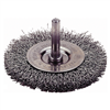 Circular Wire Wheel Brush. 3" Diameter, FIne