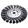 Standard Twist Wire Wheel Brush, 4" Diameter