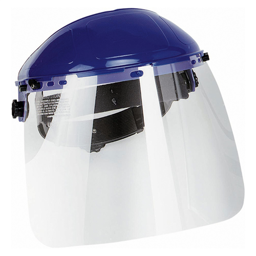 Grinding Shield with Clear Visor, 8" x 12" x .040"