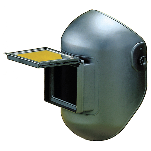 Firepower Lift/Fixed Front Combo Welding Helmet, 4-1/2" x 5-1/4" Lens,  Black