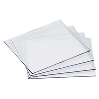 Polycarbonate Safety Plate, 4-1/2" x 5-1/4" Clear
