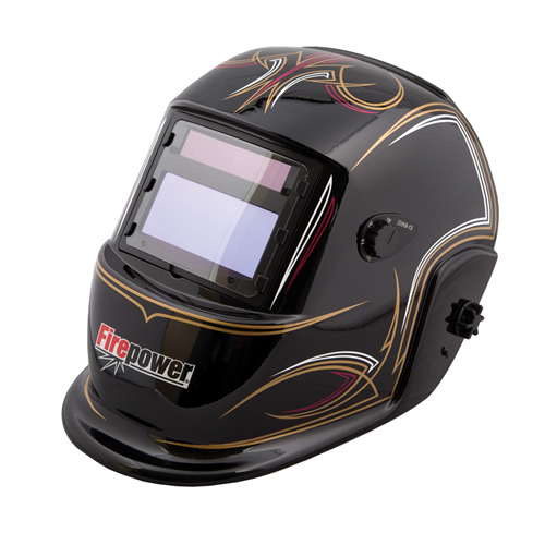 Firepower 1441-0085 Firepower Auto-Darkening Helmet - Pinstripes
